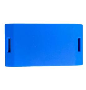 Clib RFID silicone bainistíochta sócmhainní dóiteáin chlib frith-mhiotail teocht ard UHF poll dúbailte inchaite frith-lúbthachta