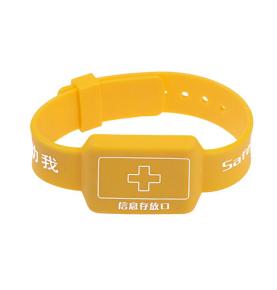 Banna Wristband Buí Silicone RFID do Dhaoine Scothaosta