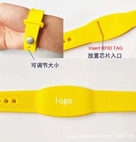 Banna láimhe Silicone inchurtha le clib RFID