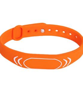 Wristband cliste dhá-dath RFID Silicone
