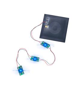 Lipéad éighníomhach sliseanna astaithe solais NFC astaithe solais cárta cliste geal lipéad il-éadrom minicíochta raidió 13.56MHZ