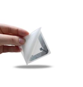 Lipéad leabhar RFID prótacal ISO15693 páipéar féinghreamaitheach Lipéad sliseanna Fudan FM13HF02N