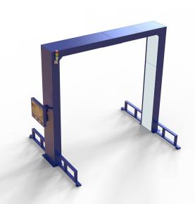 UHF RFID cainéal doras fráma gantry stóras mór stóras sócmhainní fardal iontráil mír agus amach meaisín frith-goid bainistíochta taifead