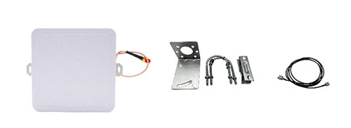 RFID UHF gan fhoireann miondíola comh-aireachta comhad antenna 6dbi clib leictreonach dian antenna léamh 4