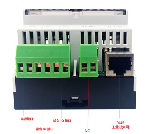 Modbus TCP ard-minicíocht ceithre chainéil uirlis cruinneas léitheoir RFID tionsclaíoch léitheoir cárta líne táirgeachta uathoibríoch 6 