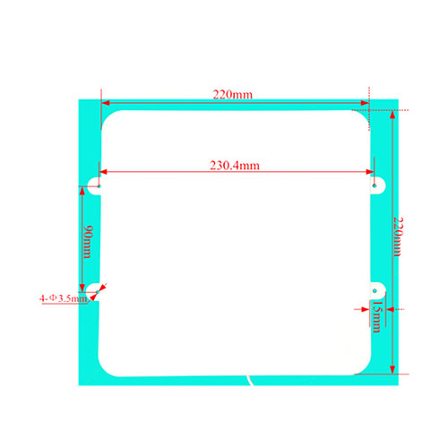 RFID 8dBi Retail Cnuasach Nua UHF09 Íseal Antenna Stórála 3