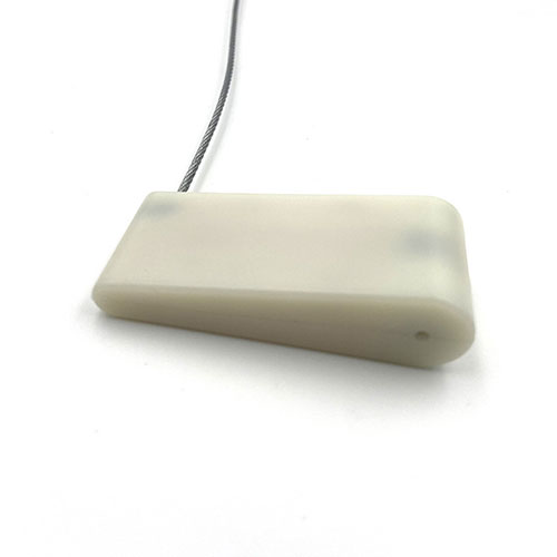 Séala sreang cruach RFID indiúscartha UHF G2im+ léasair sliseanna lipéad comhionannas vótaí cábla lógó séala luaidhe caighdeánach leictreonach 2 