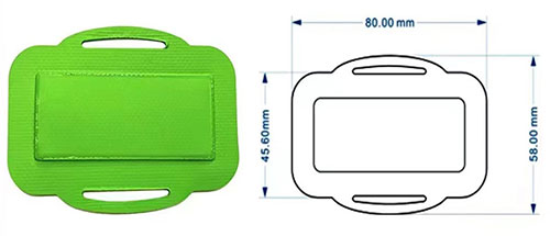 Clib frith-mhiotail RFID Fardal sócmhainní miotail lasmuigh bainistíocht RF ionduchtaithe frith-mhiotail chlib leictreonach 2 