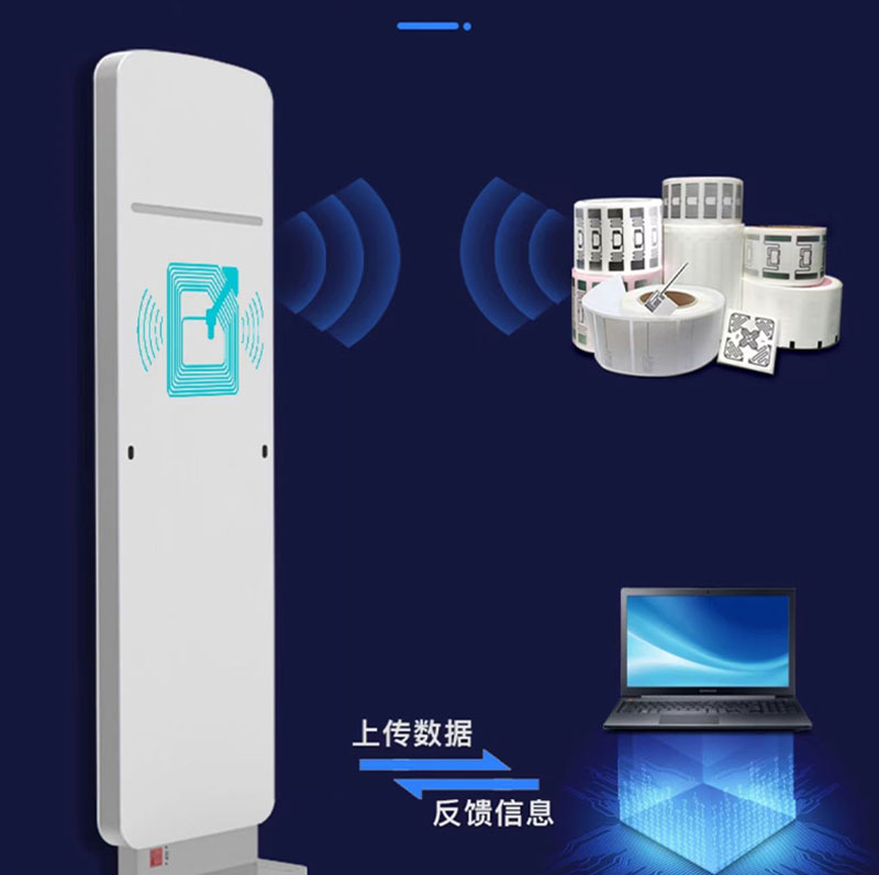 RFID Warehouse logistics channel door barrier-free access anti-theft door security door UHF security door RFID security door 4