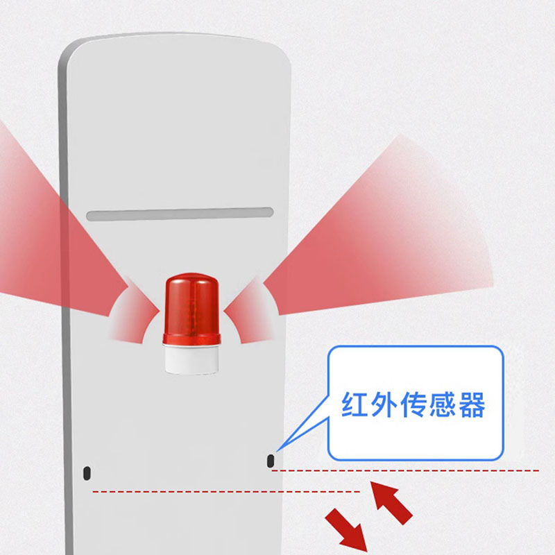 RFID Warehouse logistics channel door barrier-free access anti-theft door security door UHF security door RFID security door 6